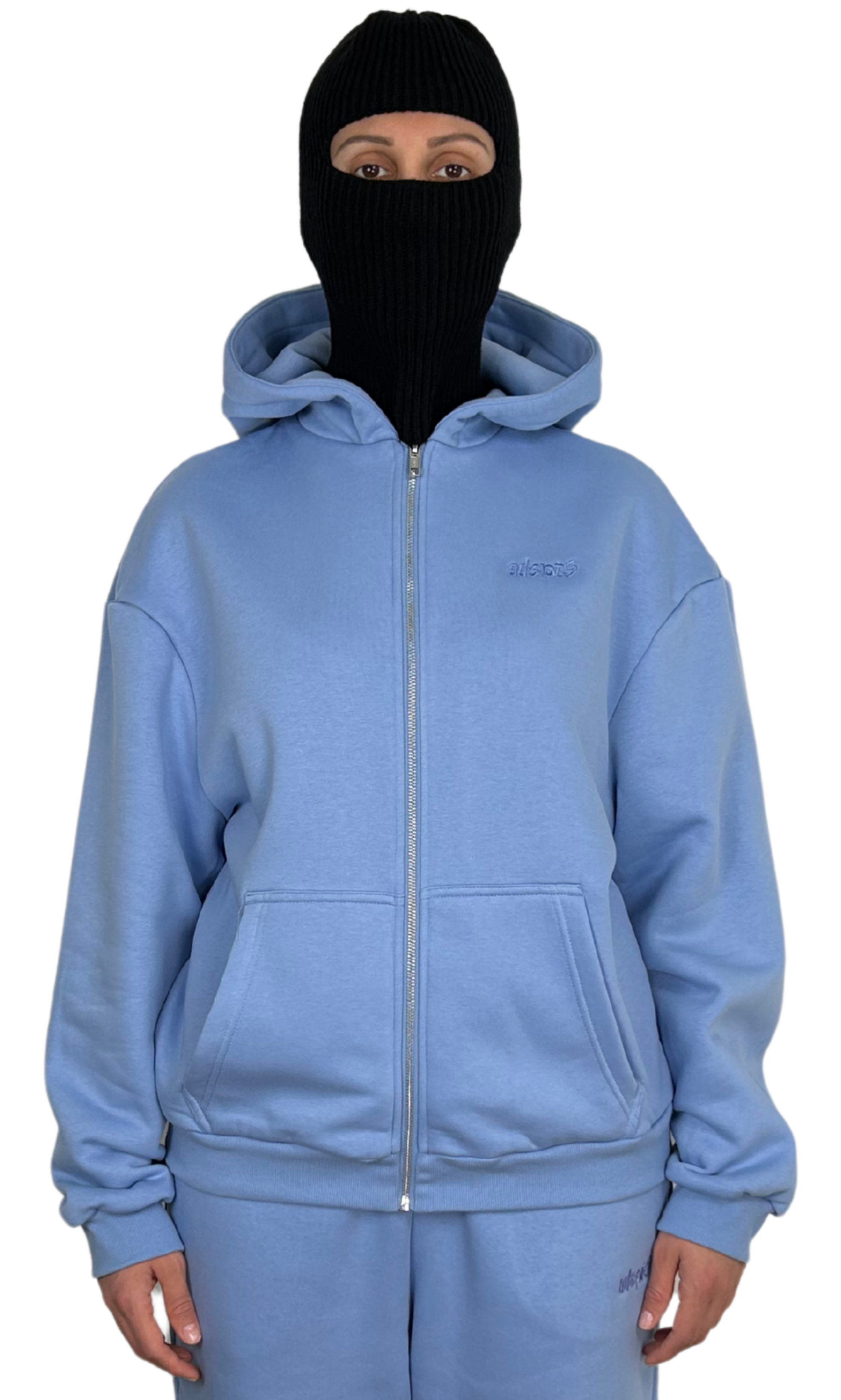 ZIP Hoodie Blue