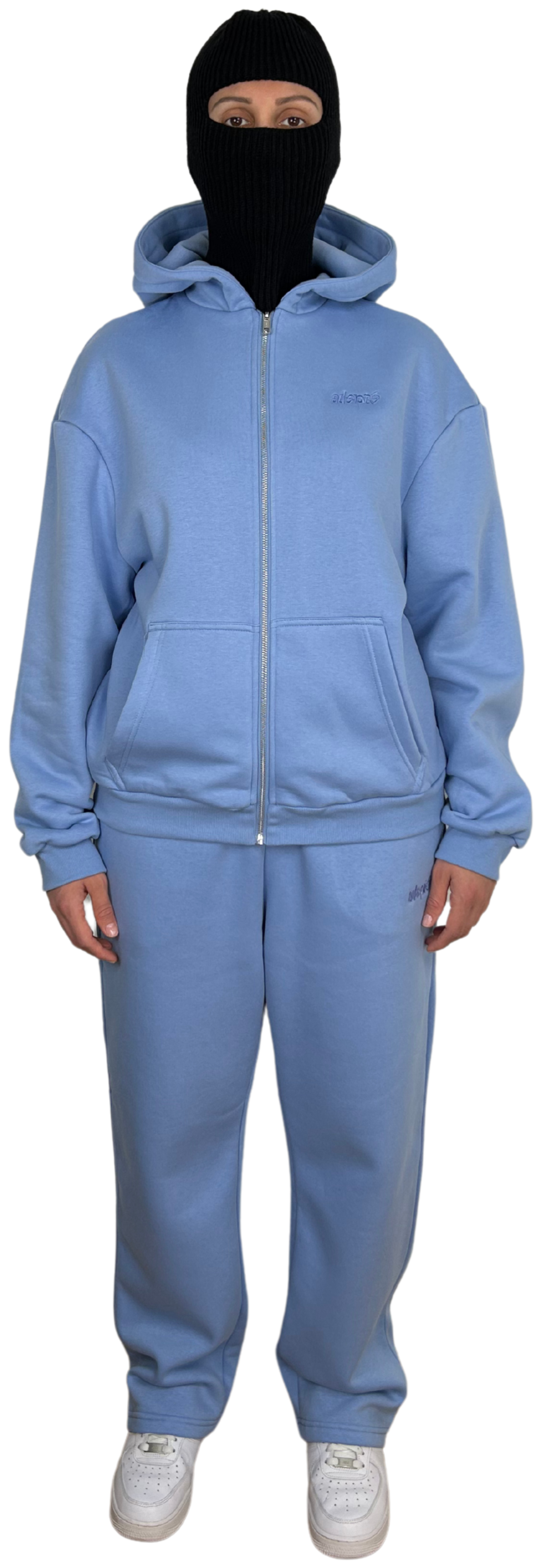 ZIP Hoodie Blue